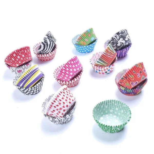 Multicolor Cupcake Liners – Brighten Up Your Baking | 100 Pcs - Image 2