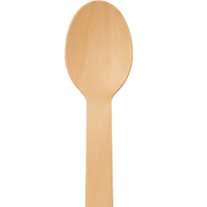 Birchwood Wooden Spoon – 140mm Eco-Friendly Cutlery for Desserts, Ice Cream & More | Biodegradable Disposable Spoon