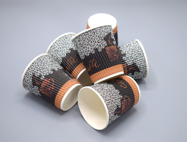 Coffee Ripple Cup with Lid – (8oz & 12oz Available) - Image 2