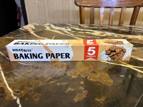 Brown Non-Stick Baking Paper Roll – 5 Meters | Grease-Free Baking Solution - Image 2