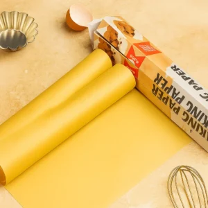 Brown Non-Stick Baking Paper Roll – 5 Meters | Grease-Free Baking Solution