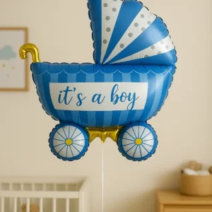 "It’s a Boy" Foil Balloon – Baby Shower Decoration