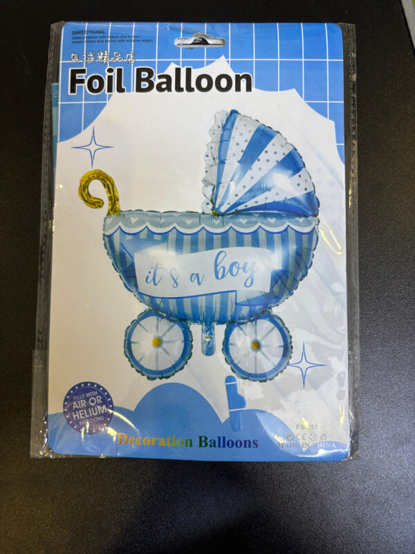 "It’s a Boy" Foil Balloon – Baby Shower Decoration - Image 2