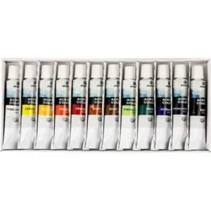 Maries Acrylic Colours Set – 12 Pieces (12ml Each) – 812B