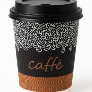 Coffee Ripple Cup with Lid – (8oz & 12oz Available)
