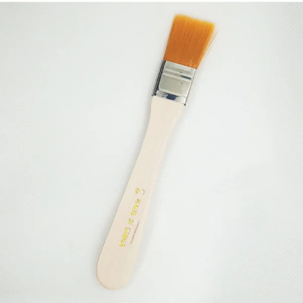4pcs Wide & Thin Gesso Paint Brush Set – Keep Smiling | Soft Nylon Bristles - Image 3