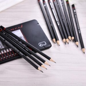 Uslon Graded Sketching Pencils – 12-Piece Tin Pack (8B–2H)