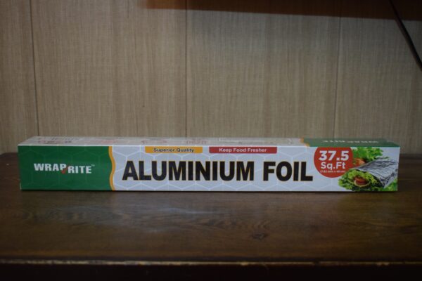 Wraprite Aluminum Foil Roll with Built-in Cutter - Image 2