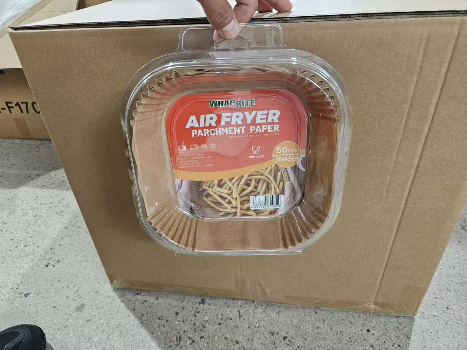 Airfryer Parchment Paper Liners – Non-Stick, Heat Resistant (16 cm / 20 cm, 50 Pcs Pack) - Image 4