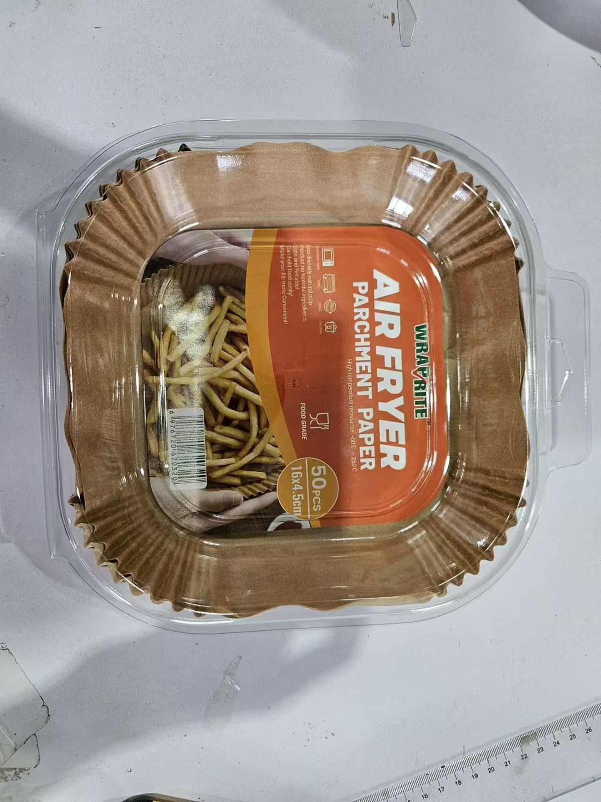 Airfryer Parchment Paper Liners – Non-Stick, Heat Resistant (16 cm / 20 cm, 50 Pcs Pack) - Image 3