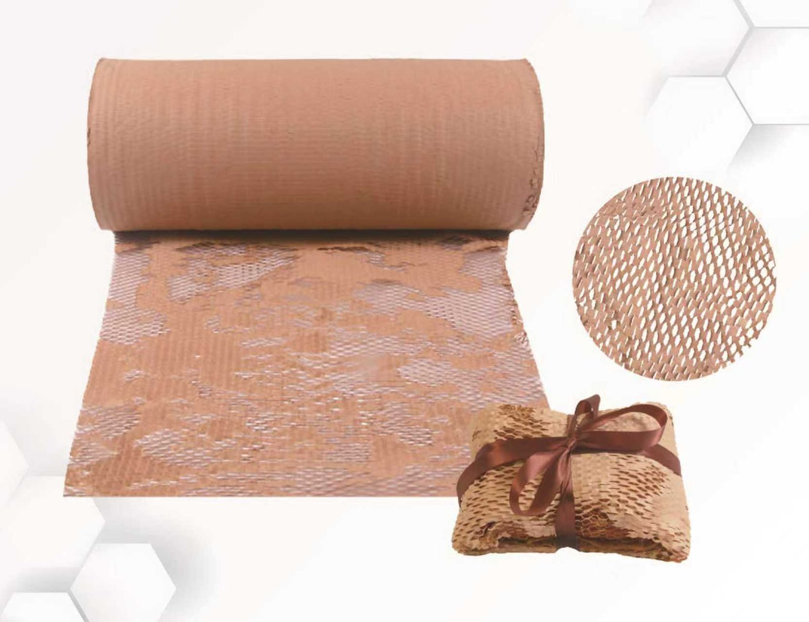 Honeycomb Paper Wrap Roll for Packing – Eco-Friendly Cushioning Wrap (500mm Width | 25m / 50m / 100m) - Image 4