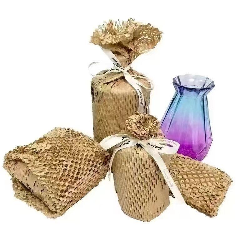 Honeycomb Paper Wrap Roll for Packing – Eco-Friendly Cushioning Wrap (500mm Width | 25m / 50m / 100m) - Image 6